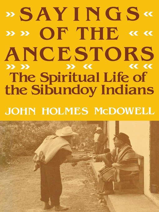Cover image for Sayings of the Ancestors